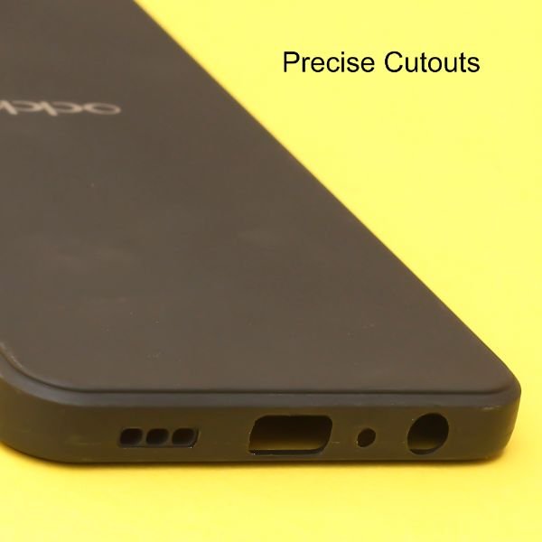 Black Candy Silicone Case for Oppo F19 Pro - The Hatke