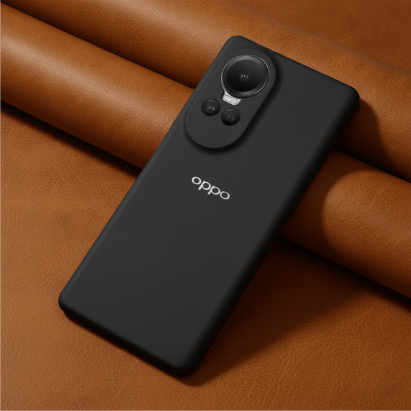 Black Candy Silicone Case for Oppo Reno 10 Pro - The Hatke