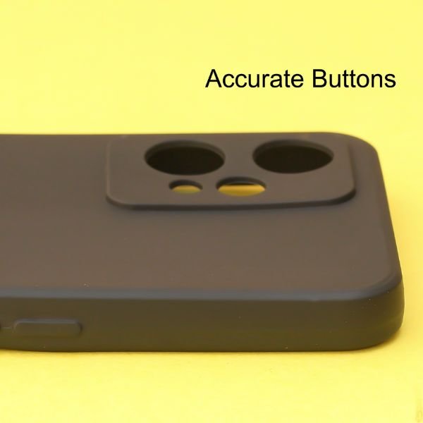 Black Candy Silicone Case for Realme 9 pro - The Hatke