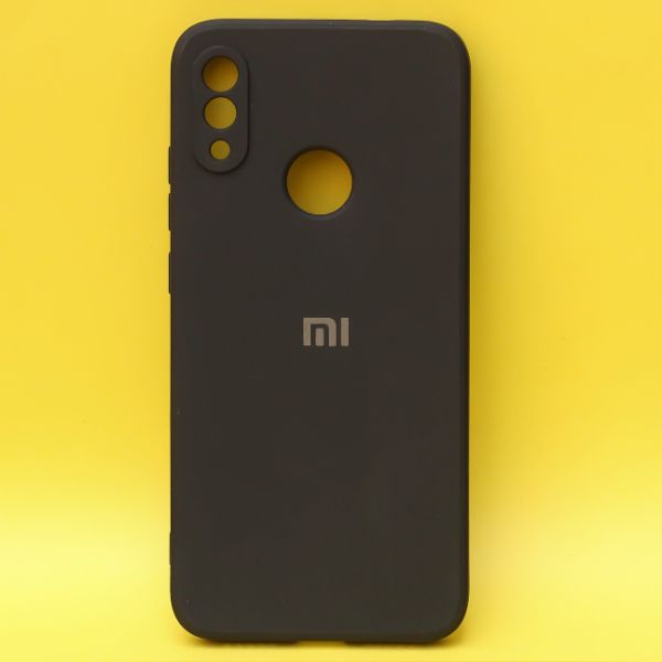 Black Candy Silicone Case for Redmi note 7 Pro - The Hatke