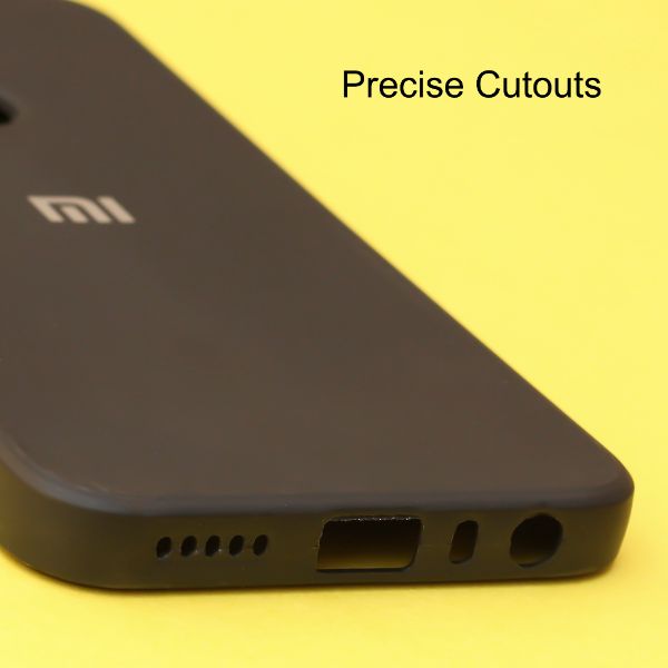 Black Candy Silicone Case for Redmi note 8 - The Hatke