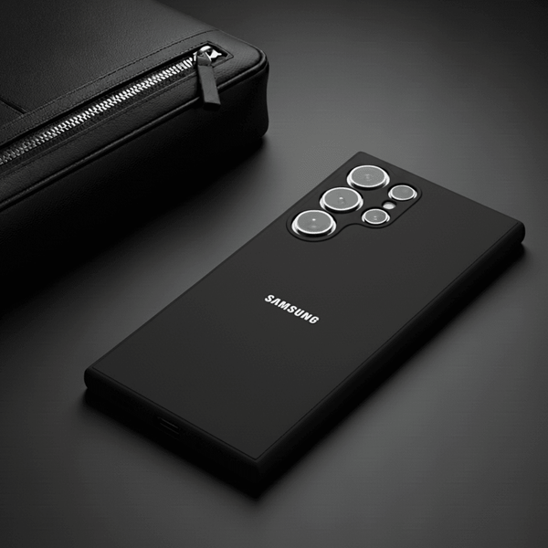 Black Candy Silicone Case for Samsung S25 Ultra - The Hatke
