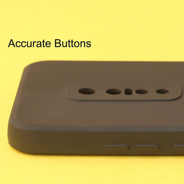 Black Candy silicone Case for Vivo V17 Pro - The Hatke