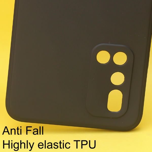 Black Candy silicone Case for Vivo V19 - The Hatke