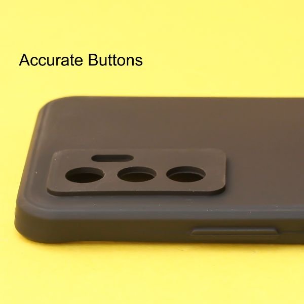 Black Candy silicone Case for Vivo V23e - The Hatke