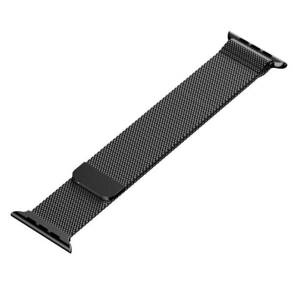 Black Chain Strap For Apple Watch Series 8 (42mm/44mm/45mm/46mm/49mm) - The Hatke