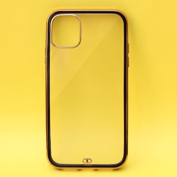 Black Electroplated Transparent Case for Apple iphone 13 Pro Max - The Hatke