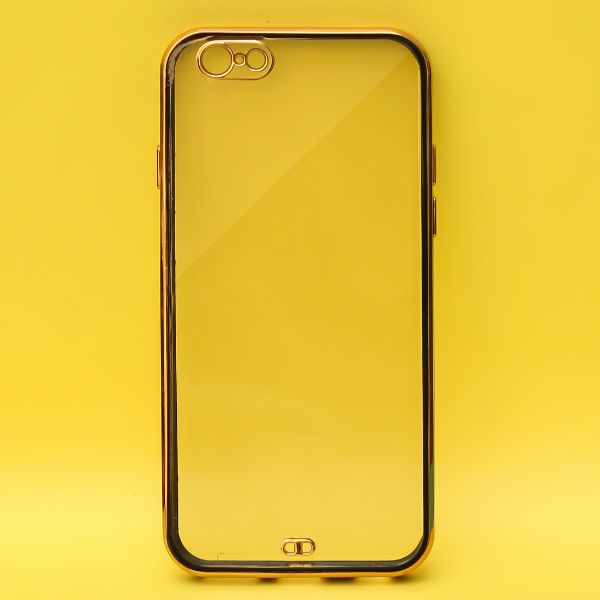 Black Electroplated Transparent Case for Apple iphone 6 plus/6s plus - The Hatke