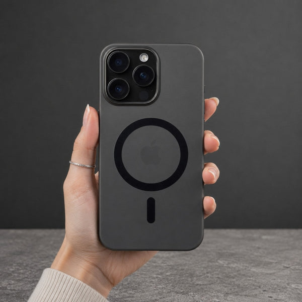 Black Flexy Silicone Case for Apple Iphone 13 Pro Max - The Hatke