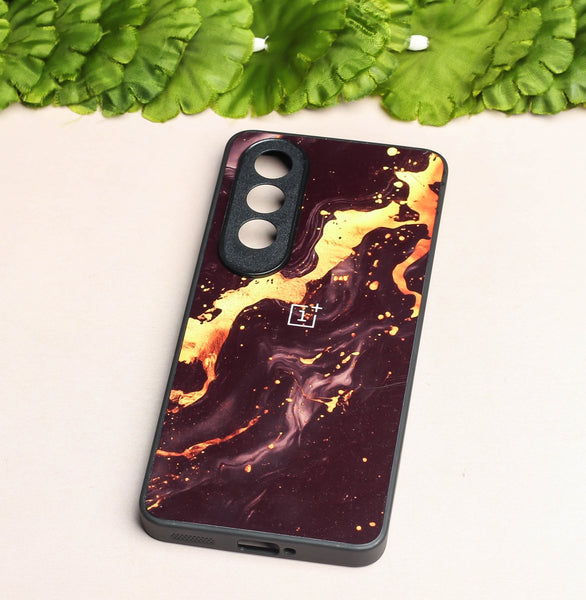 Black Gold Blaze MB Case for OnePlus Nord CE 4 - The Hatke