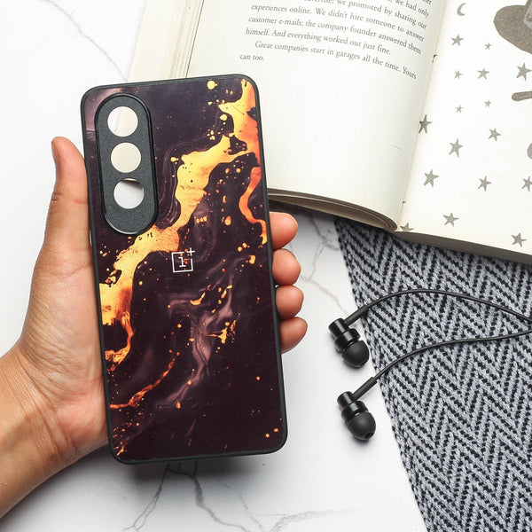 Black Gold Blaze MB Case for OnePlus Nord CE 4 - The Hatke