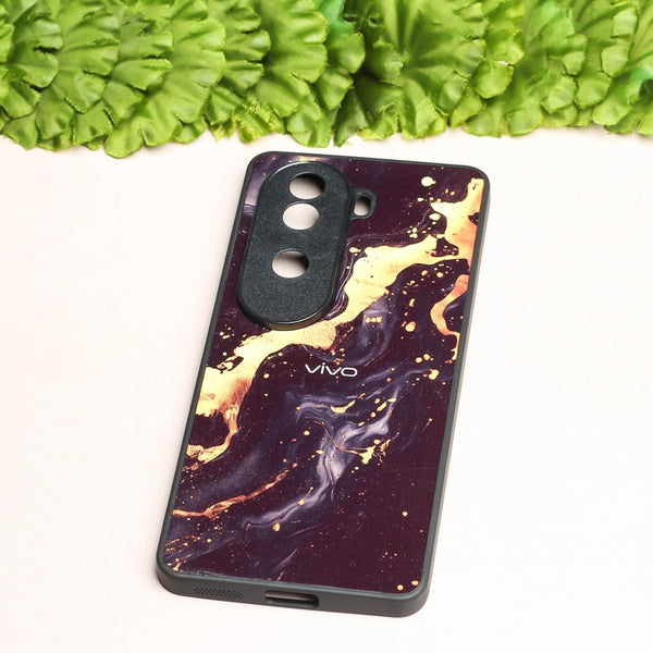 Black Gold Blaze MB Case for Vivo V40e - The Hatke