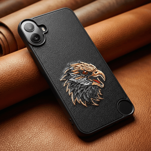 Black Leather Eagle OC Ornamented for CMF PHONE 1 - The Hatke
