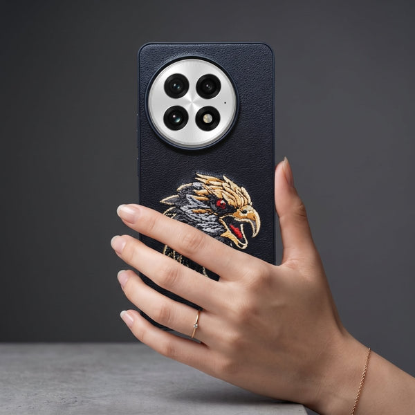 Black Leather Eagle OC Ornamented for Oneplus 13 - The Hatke