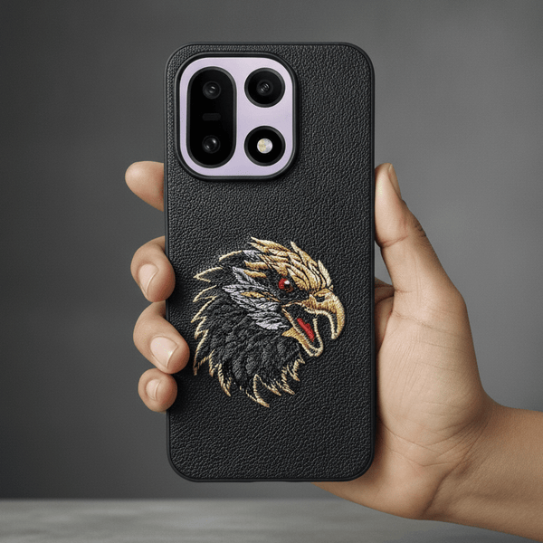 Black Leather Eagle OC Ornamented for Oneplus 15 - The Hatke
