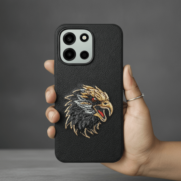 Black Leather Eagle OC Ornamented for Oneplus Nord 6 - The Hatke
