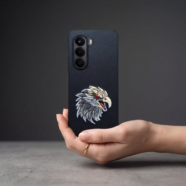 Black Leather Eagle OC Ornamented for Oneplus Nord CE 6 Lite - The Hatke