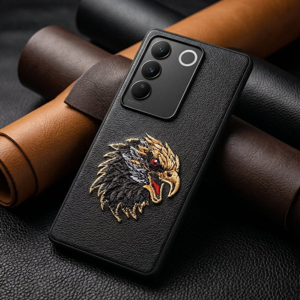 Black Leather Eagle OC Ornamented for Vivo V27 - The Hatke