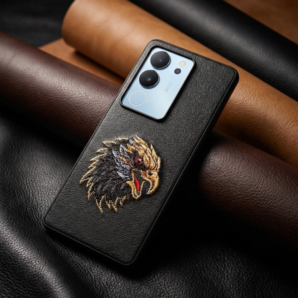 Black Leather Eagle OC Ornamented for Vivo V29 - The Hatke