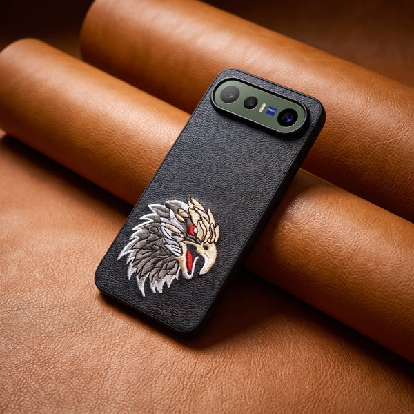 Black Leather Eagle OC Ornamented for Vivo X300 Fe - The Hatke