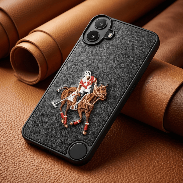 Black Leather Horse Rider OC Ornamented for CMF PHONE 1 - The Hatke