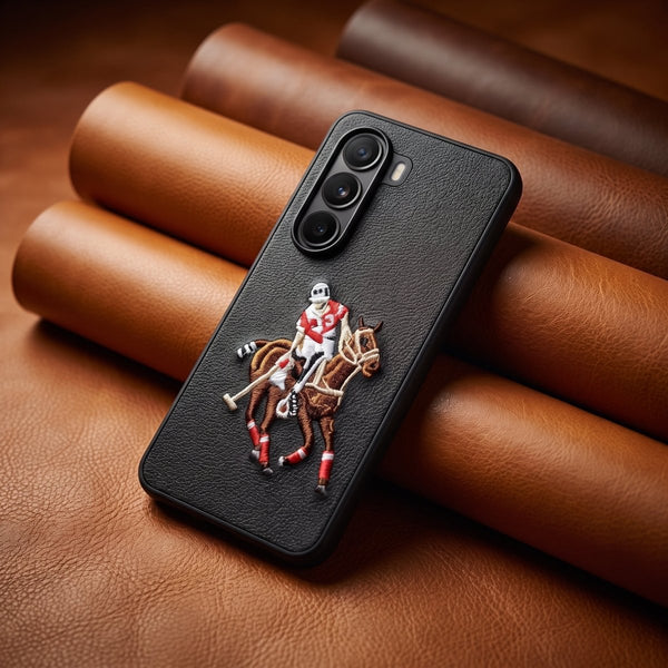 Black Leather Horse Rider OC Ornamented for Oneplus Nord CE 6 Lite - The Hatke