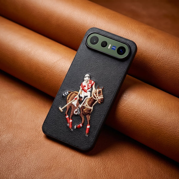 Black Leather Horse Rider OC Ornamented for Vivo X300 Fe - The Hatke