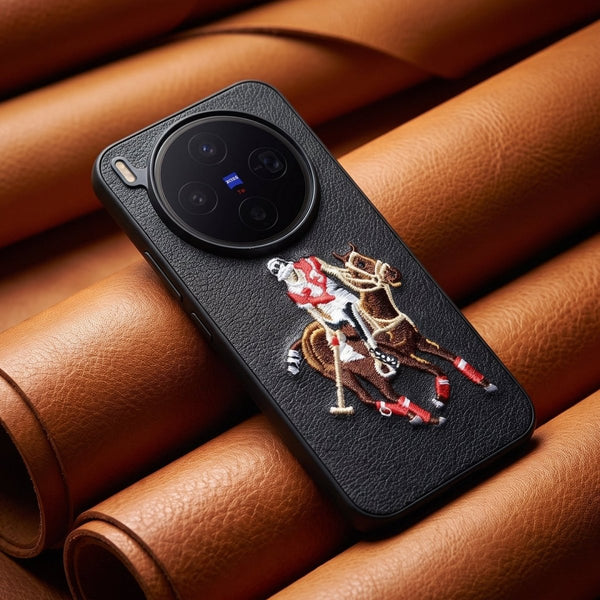 Black Leather Horse Rider OC Ornamented for Vivo X300 Pro - The Hatke