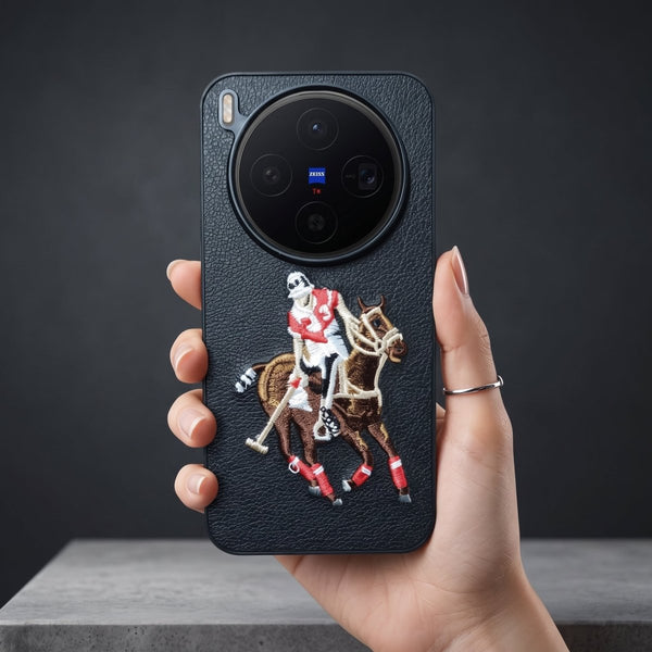 Black Leather Horse Rider OC Ornamented for Vivo X300 Pro - The Hatke