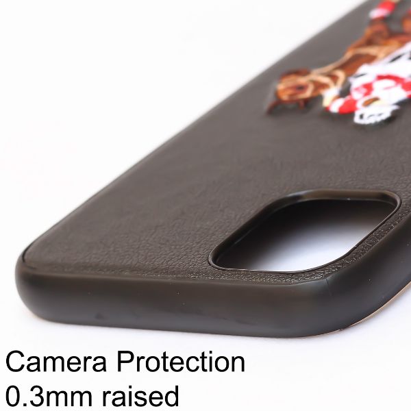 Black Leather Horse rider Ornamented for Apple iPhone 11 Pro - The Hatke