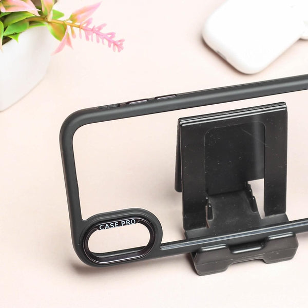 Black Lifted Transperant Case for Apple Iphone X/Xs - The Hatke