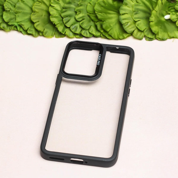 Black Lifted Transperant Case for Nothing Phone 1 - The Hatke