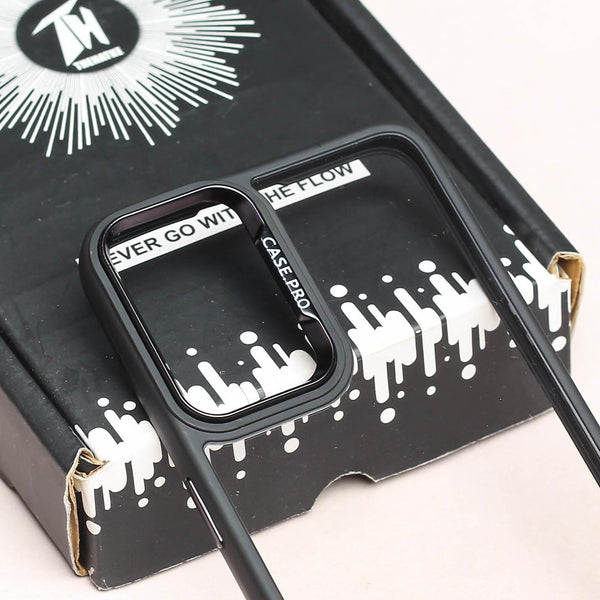 Black Lifted Transperant Case for Oneplus Nord 2 - The Hatke