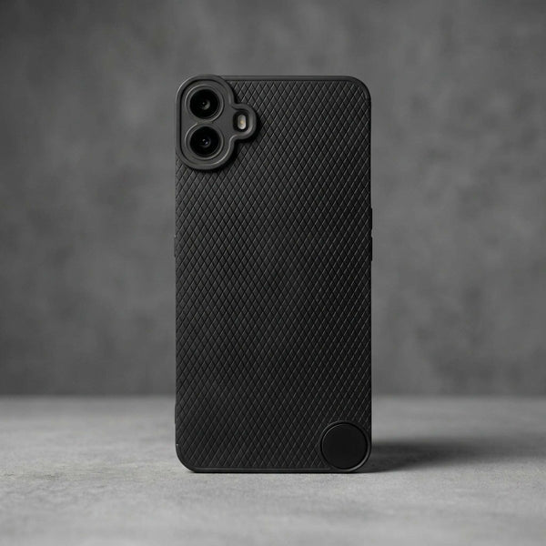 Black Line Wave Silicone Case for CMF PHONE 1 - The Hatke