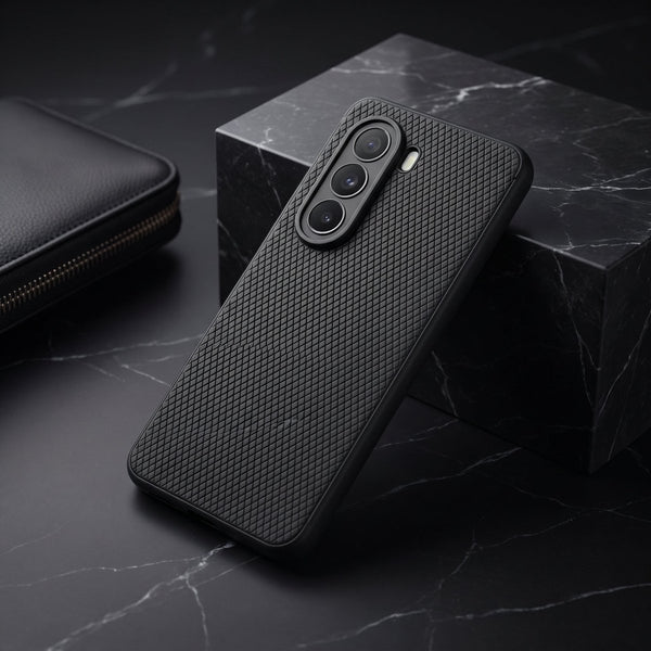 Black Line Wave Silicone Case for Oneplus Nord Ce 6 Lite - The Hatke