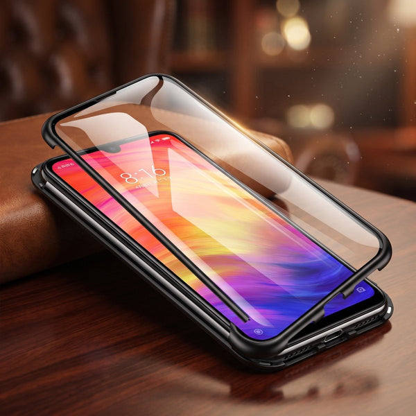 Black Magnetic Back Case for Oppo A5 2020 - The Hatke