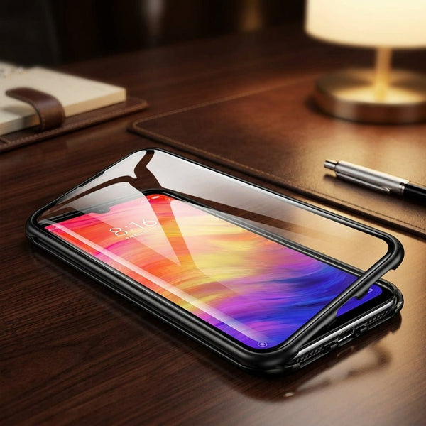 Black Magnetic Back Case for Vivo Y30 - The Hatke