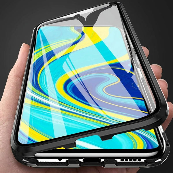 Black Magnetic Back Case for Vivo Y30 - The Hatke