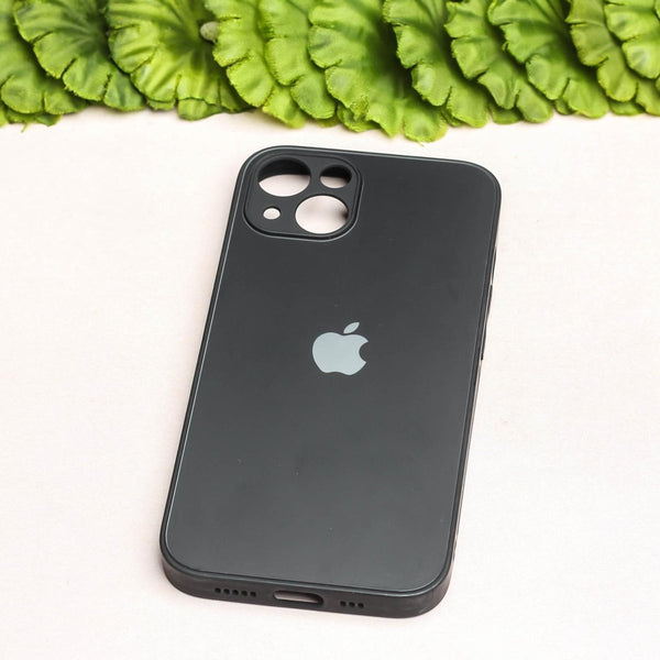 Black Matte Fiber Silicone case for Apple iphone 13 Mini - The Hatke
