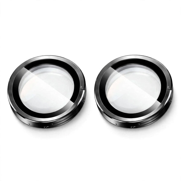 Black Metallic camera ring lens guard for IQOO Neo 10 - The Hatke