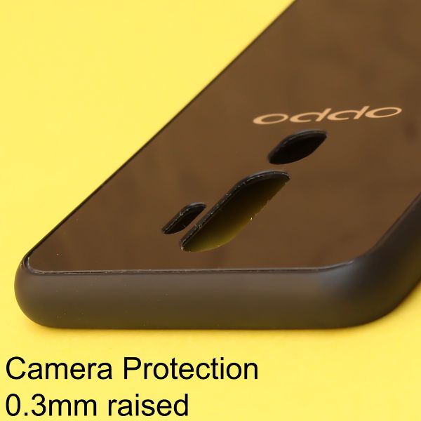 Black Mirror Silicone Case For Oppo A5 2020 - The Hatke