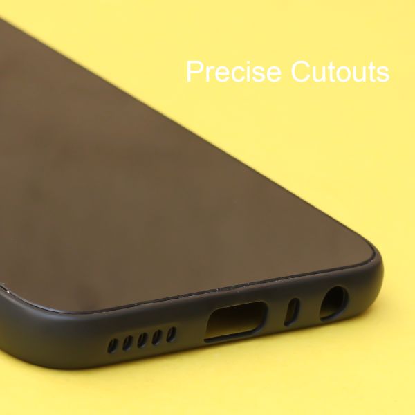 Black mirror Silicone case for Redmi note 8 - The Hatke