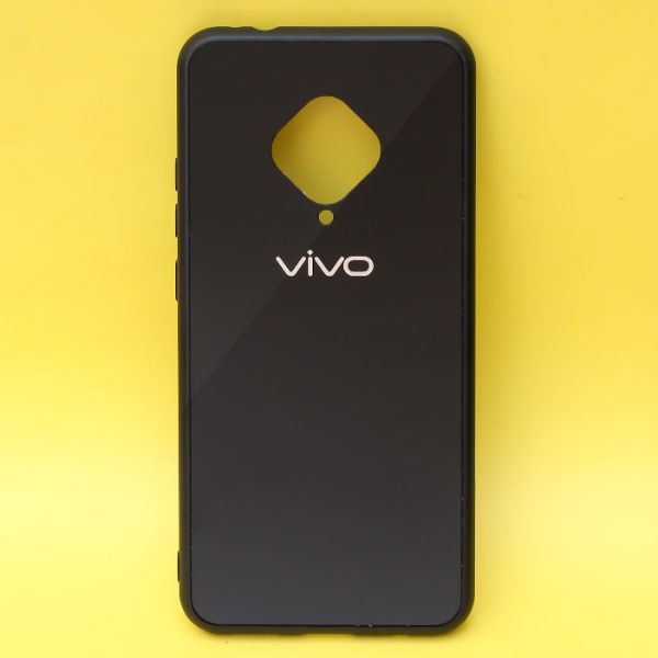 Black Mirror Silicone Case For Vivo S1 Pro - The Hatke