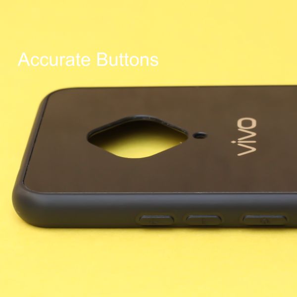 Black Mirror Silicone Case For Vivo S1 Pro - The Hatke