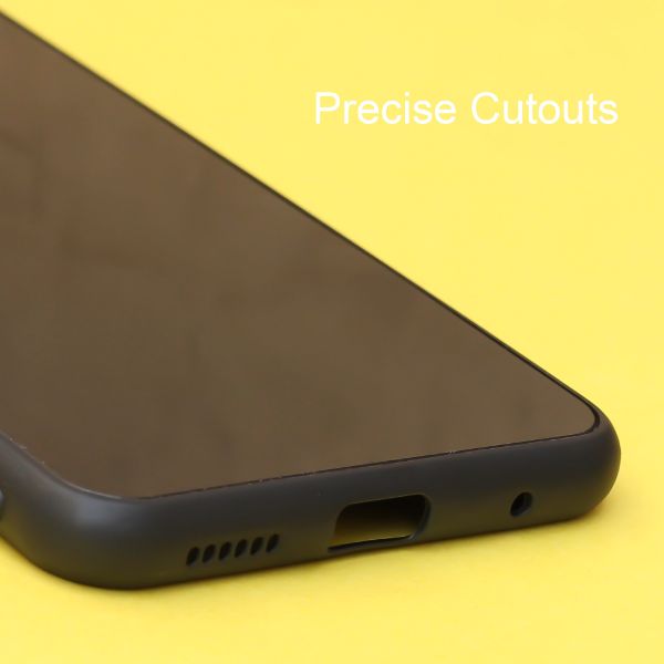 Black Mirror Silicone Case For Vivo S1 Pro - The Hatke