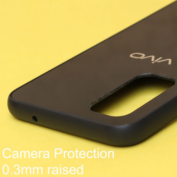 Black Mirror Silicone Case For Vivo V20 - The Hatke