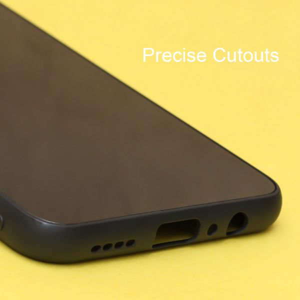 Black Mirror Silicone Case For Vivo V20 - The Hatke