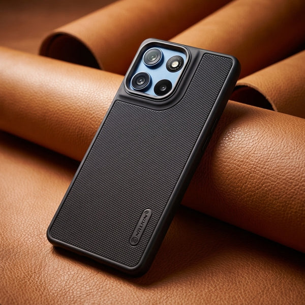 Black Niukin Silicone Case for Motorola G Max - The Hatke