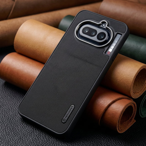 Black Niukin Silicone Case for Nothing Phone 4a - The Hatke