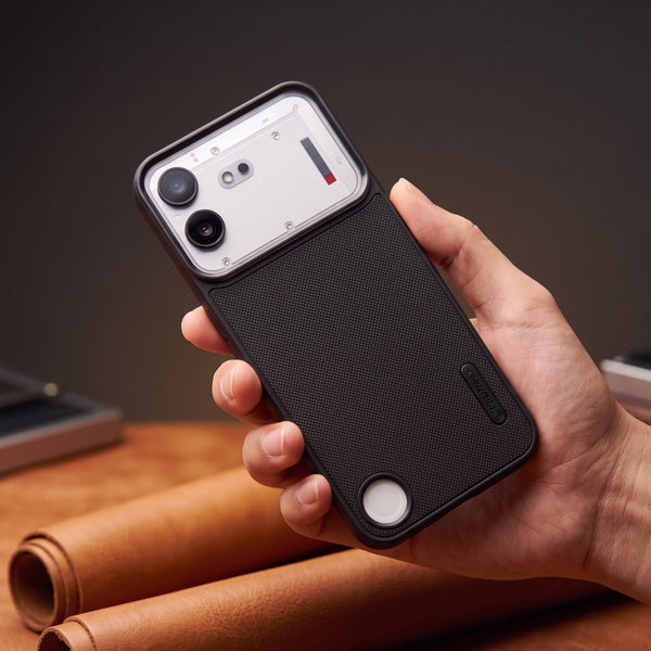 Black Niukin Silicone Case for Nothing Phone 4B - The Hatke